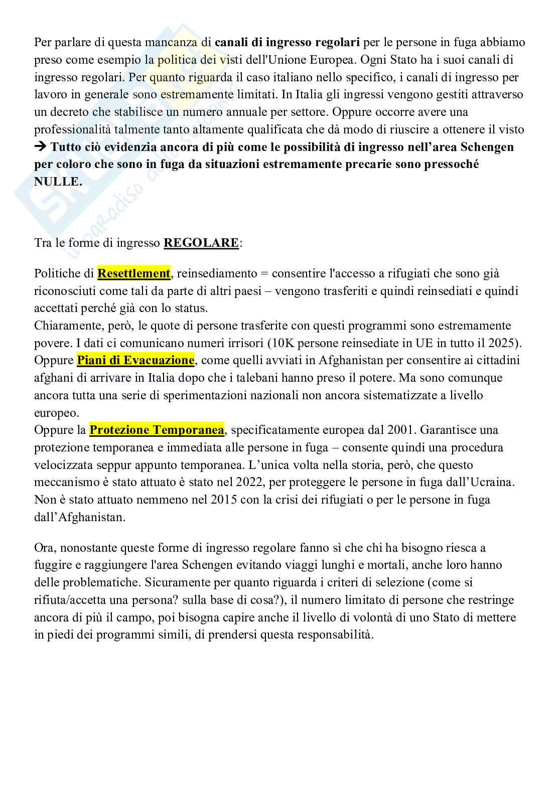 Riassunto esame Geografia politica ed economica, Prof. Magnani Elisa, libro consigliato Appunti di Geografia, Minca Pag. 91
