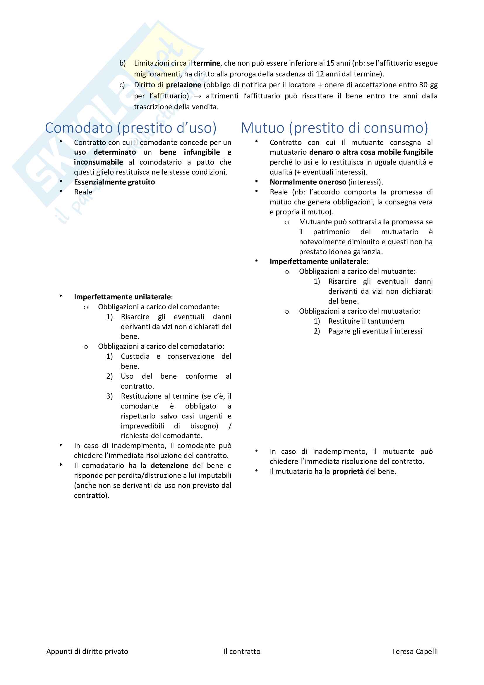 Il contratto Pag. 31