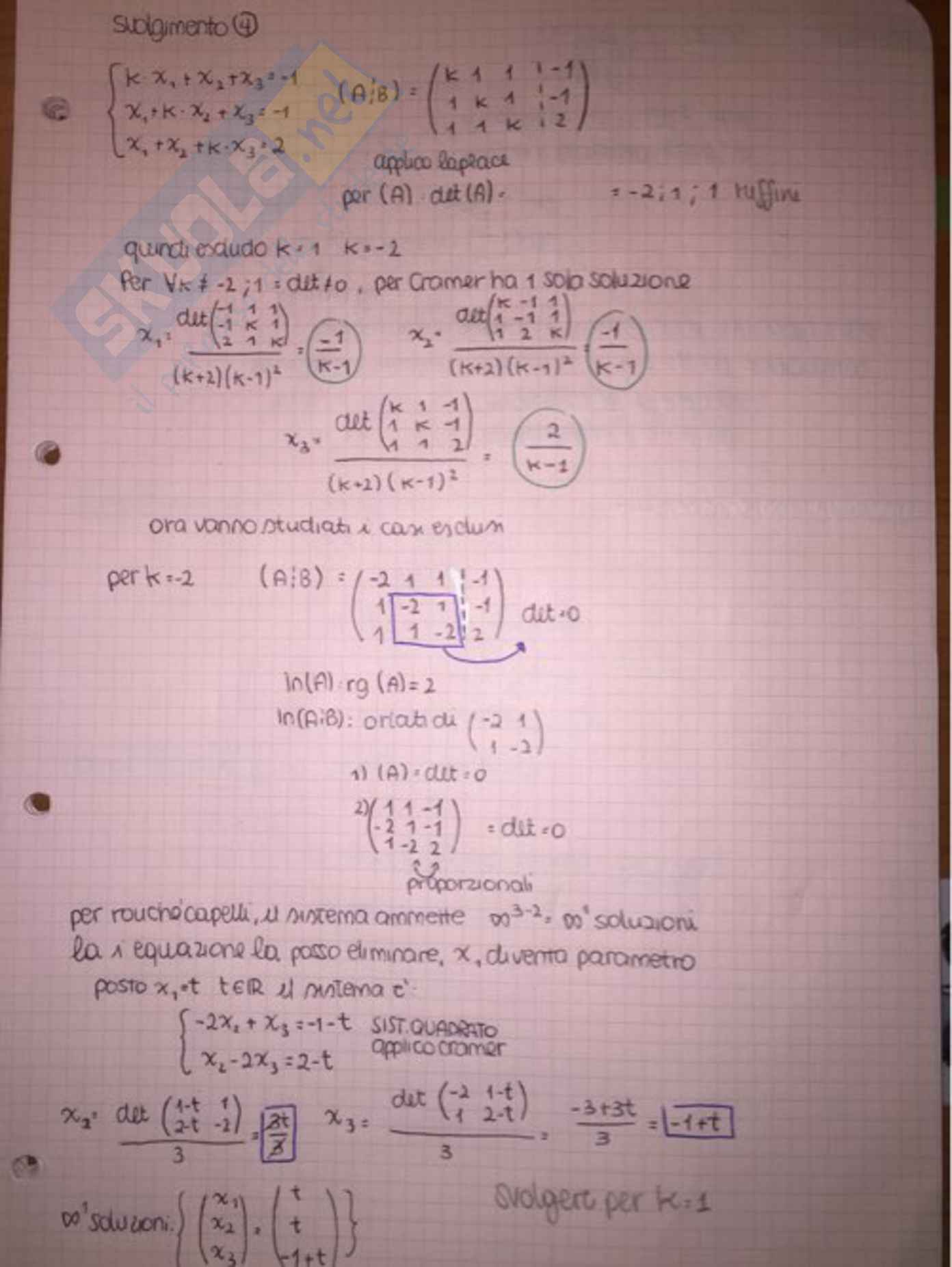 Algebra Lineare Pag. 41