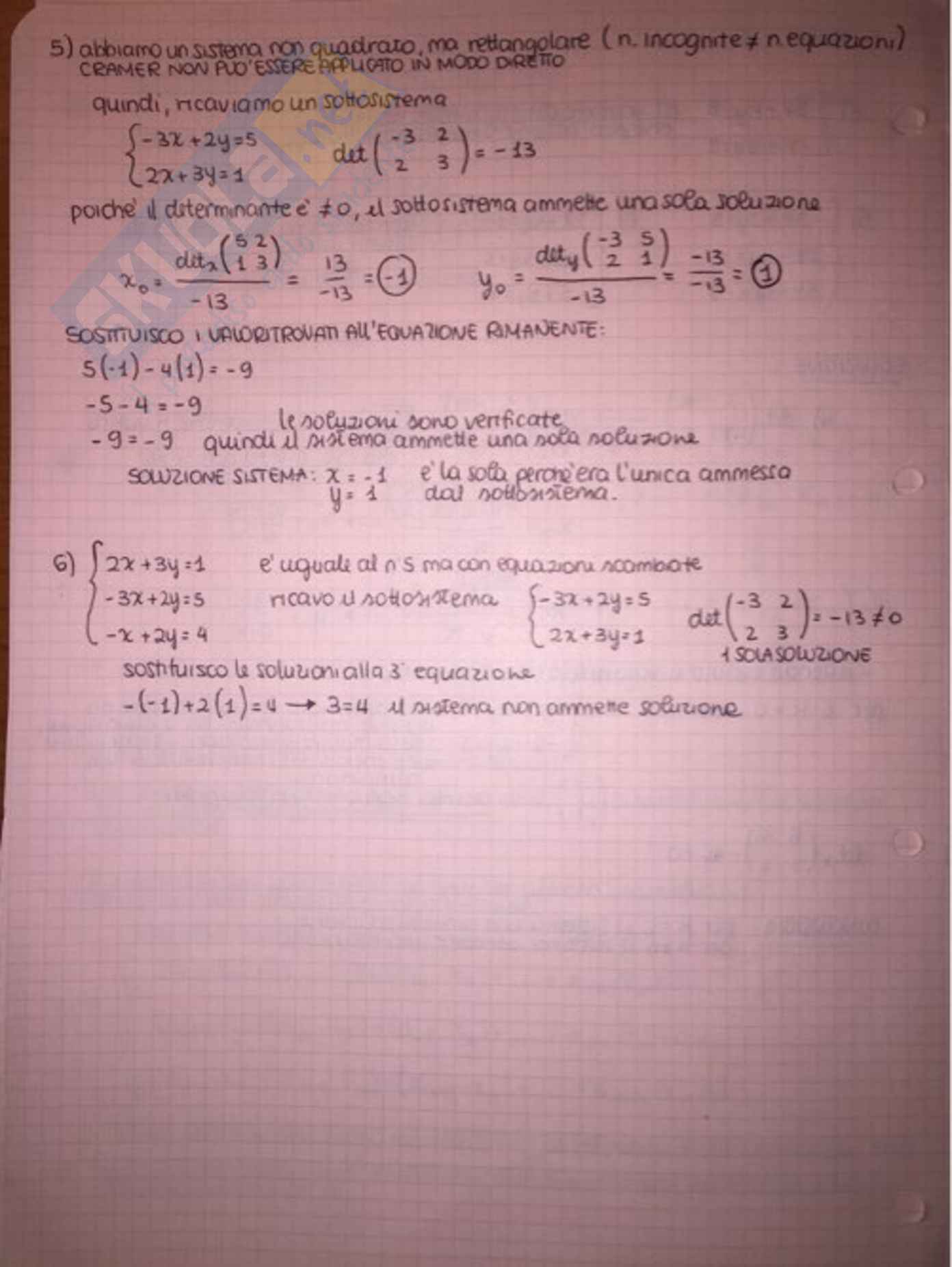 Algebra Lineare Pag. 6