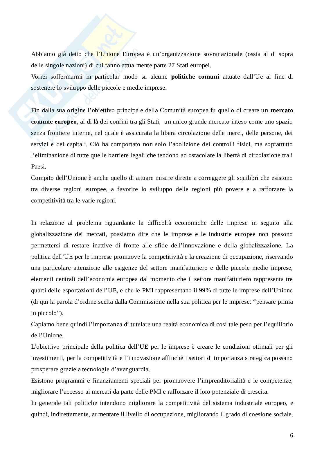 Sviluppo locale ed europeizzazione Pag. 6