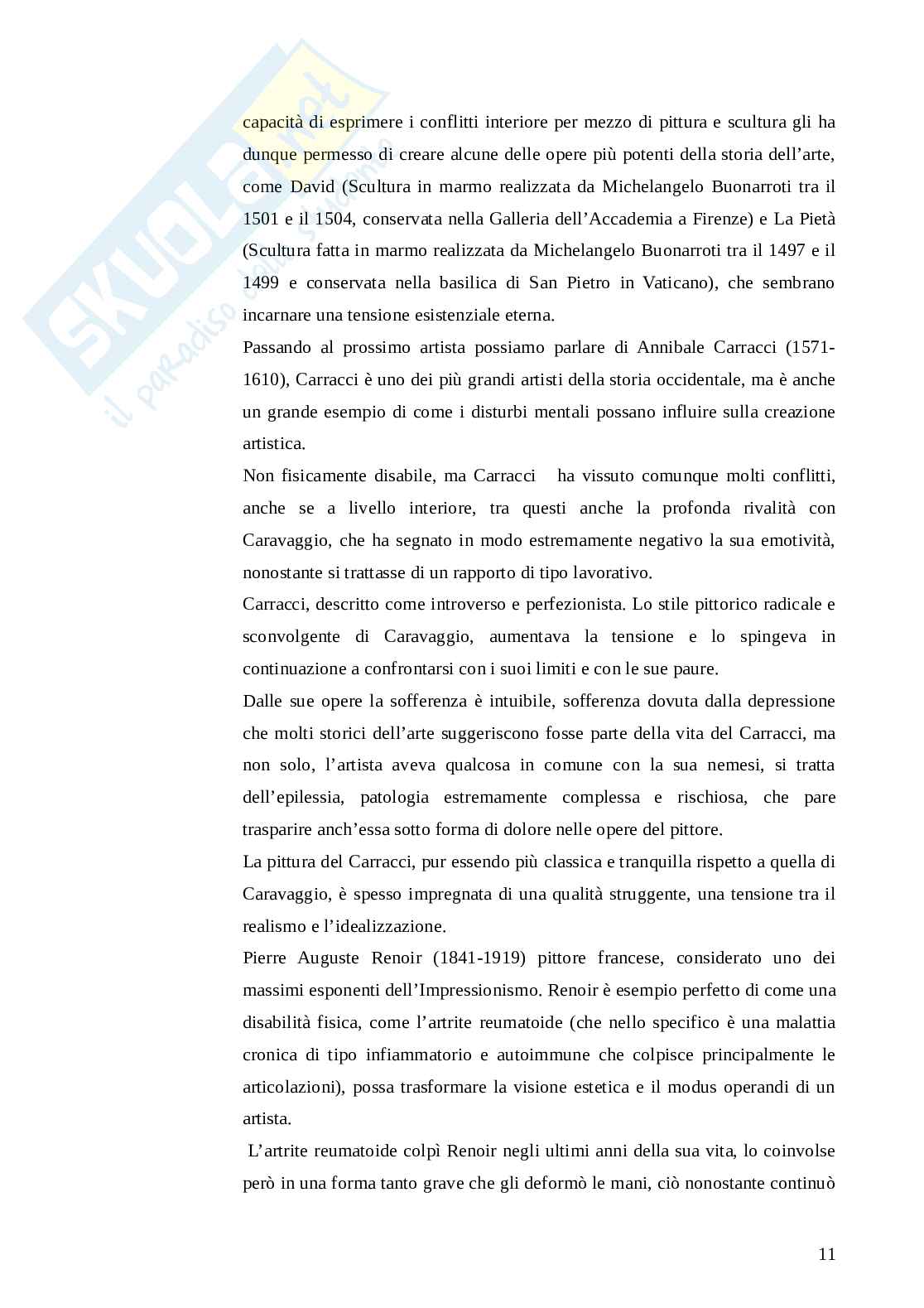 L’inclusione della disabilità nelle imprese di tipo artistico Pag. 11