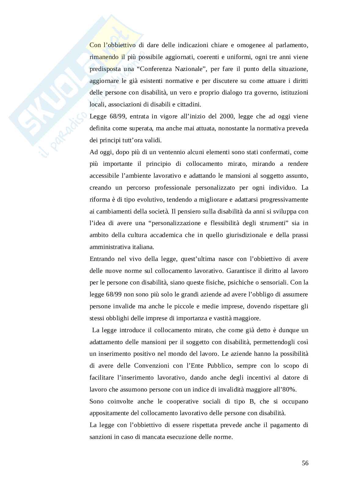 L’inclusione della disabilità nelle imprese di tipo artistico Pag. 56