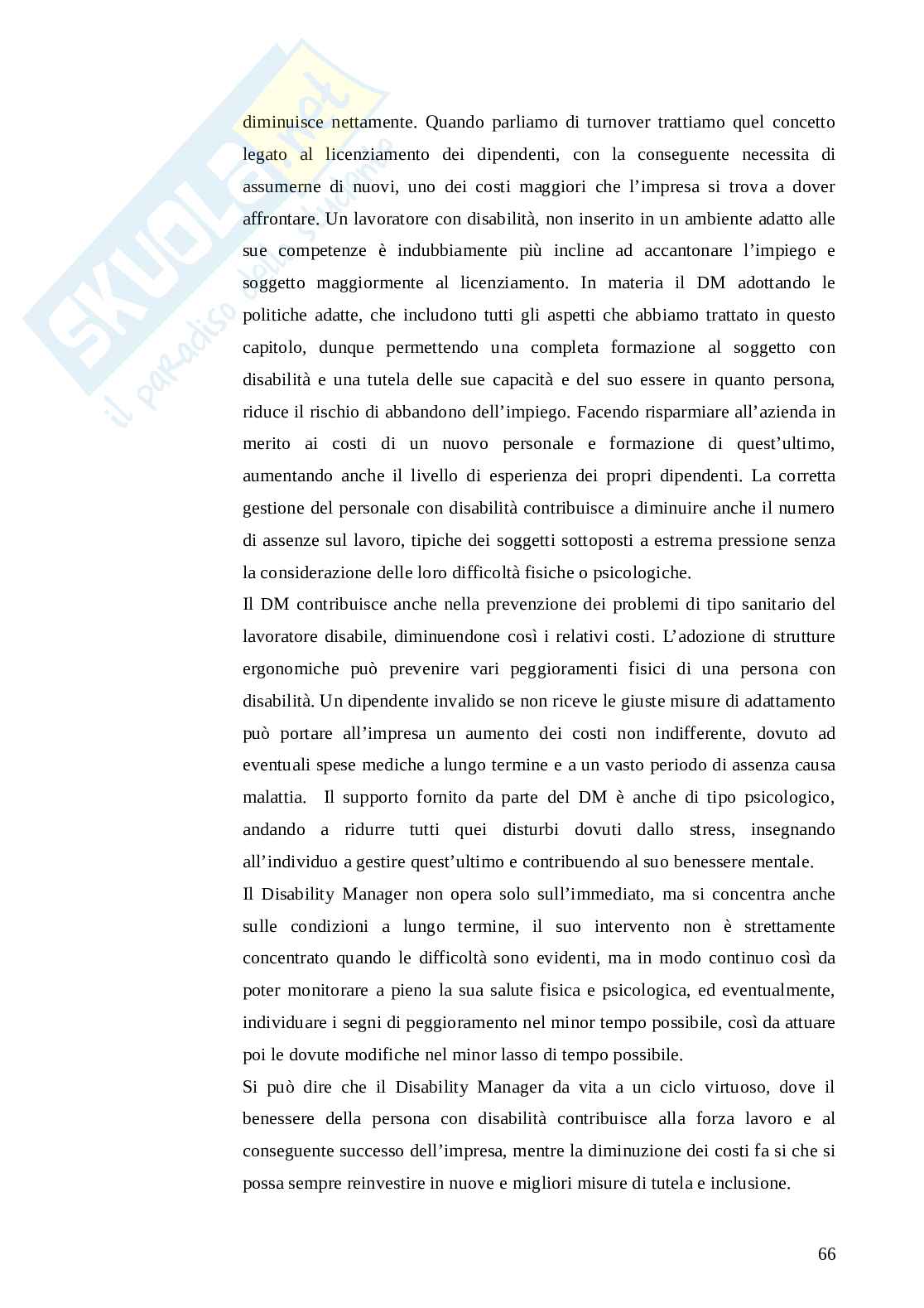 L’inclusione della disabilità nelle imprese di tipo artistico Pag. 66