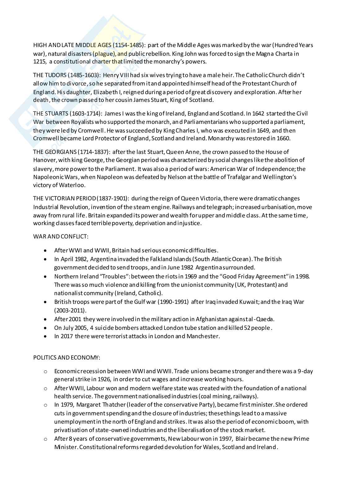 United Kingdom, inglese turstico c1 Pag. 2