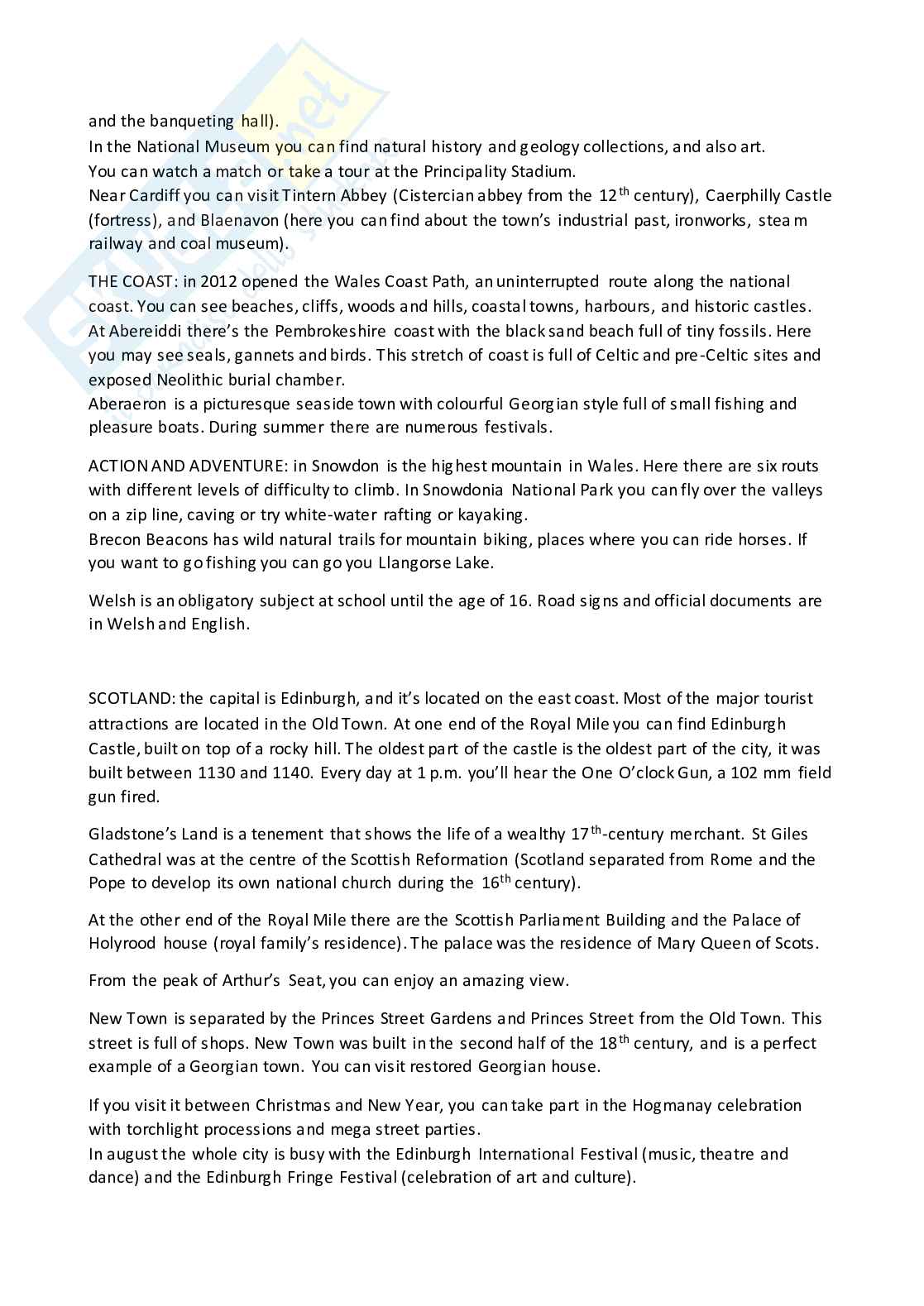 United Kingdom, inglese turstico c1 Pag. 6