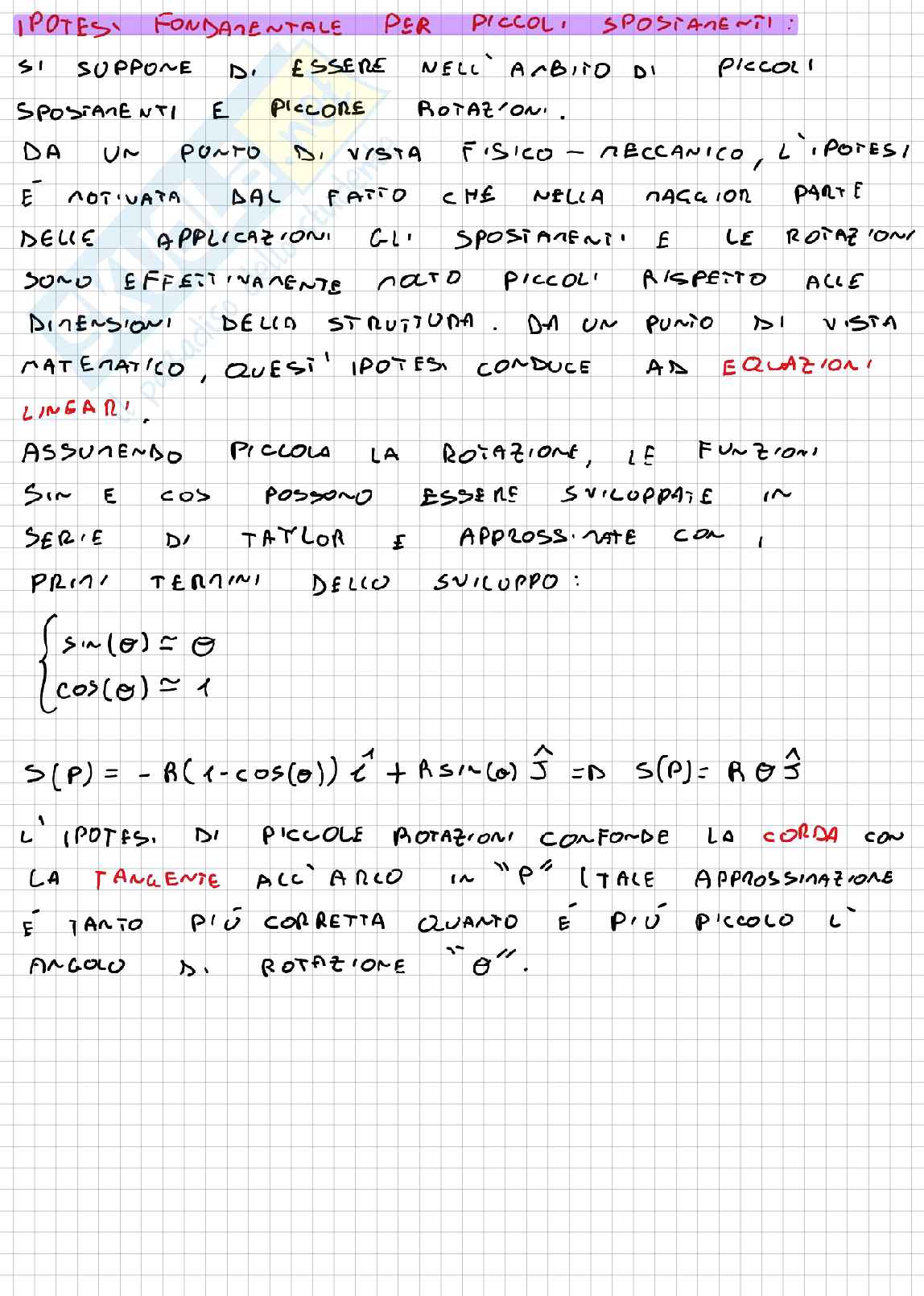 Appunti per orale di Scienza delle costruzioni  Pag. 2