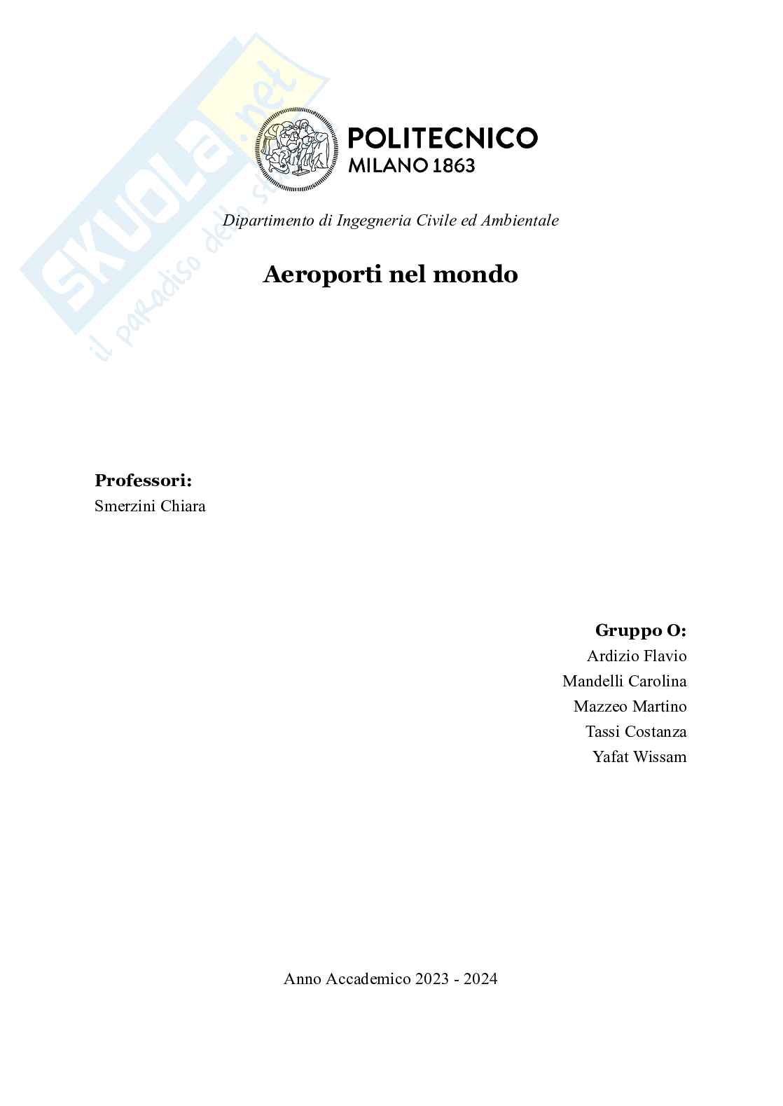 Introduzione all'ingegneria civile Pag. 1