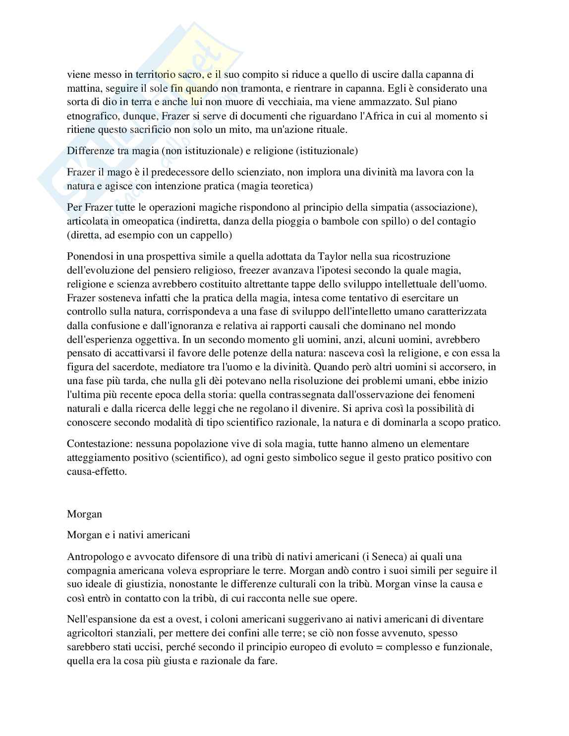 Appunti completi Antropologia culturale  Pag. 6