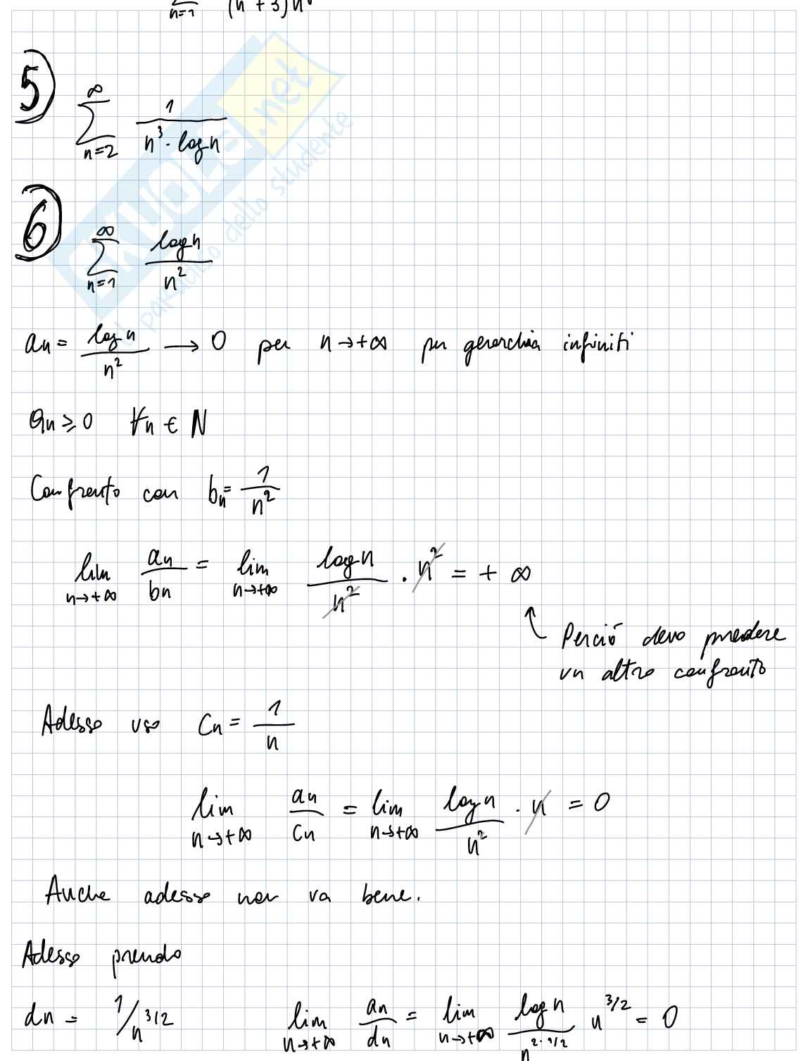 Esercizi importanti di Analisi matematica 1 Pag. 6
