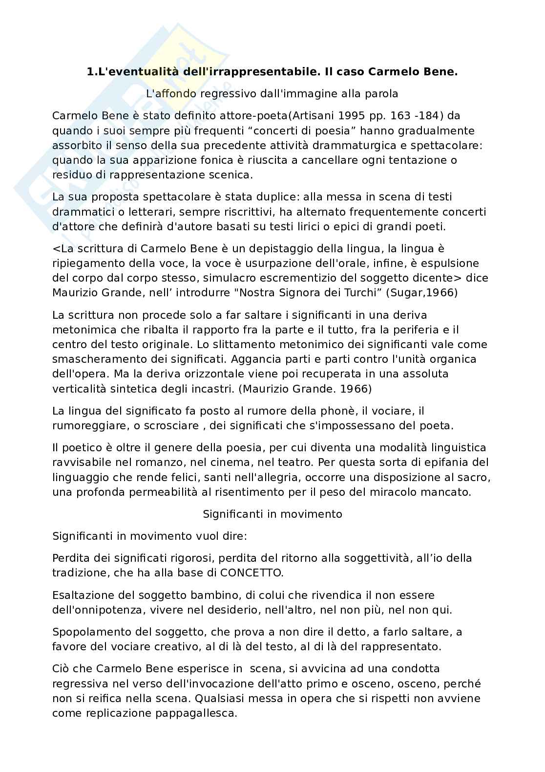 Completo Letteratura italiana  - Schede per studiare Pag. 1
