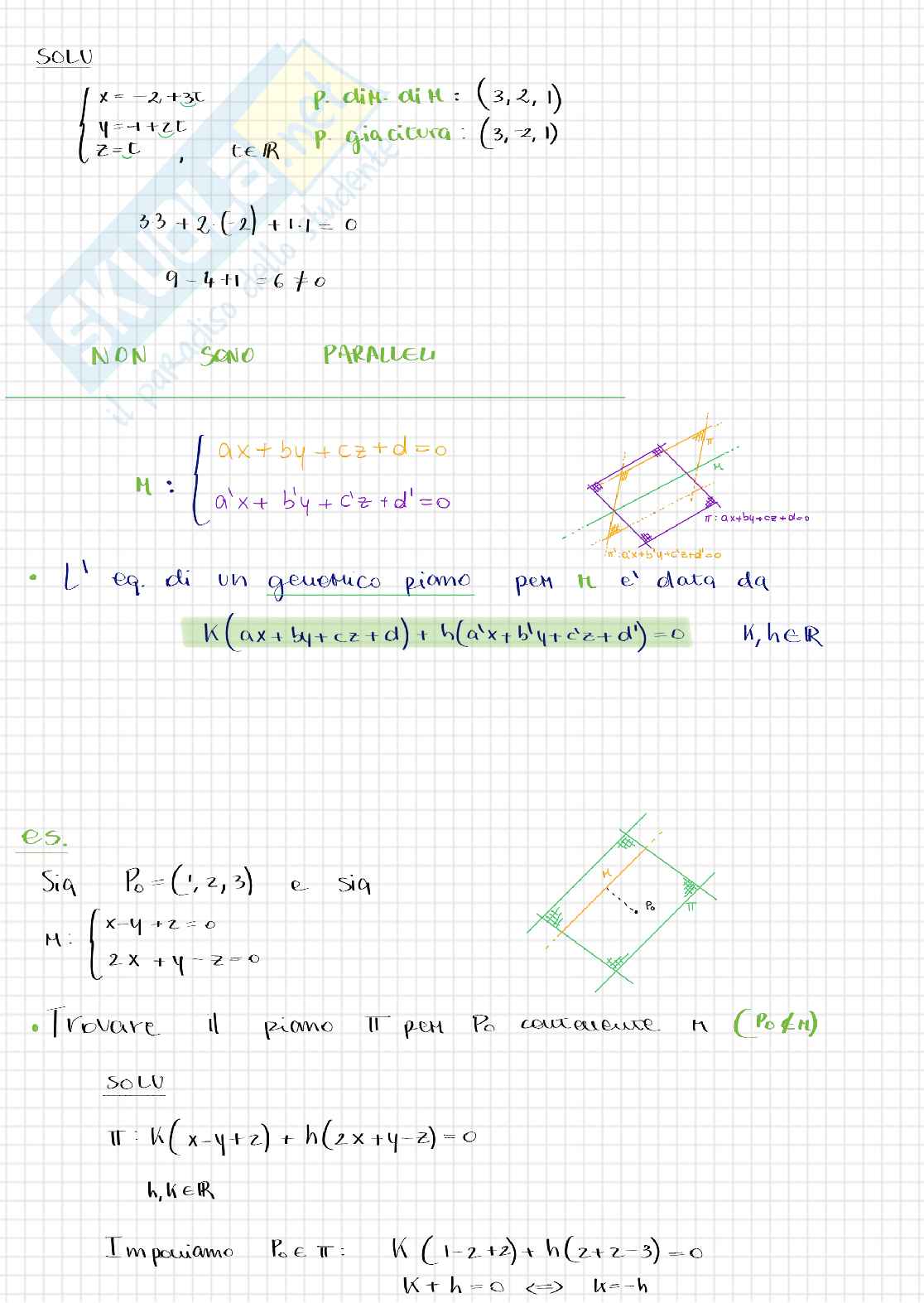 Appunti lezione Geometria e algebra lineare 2024-2025   Pag. 6