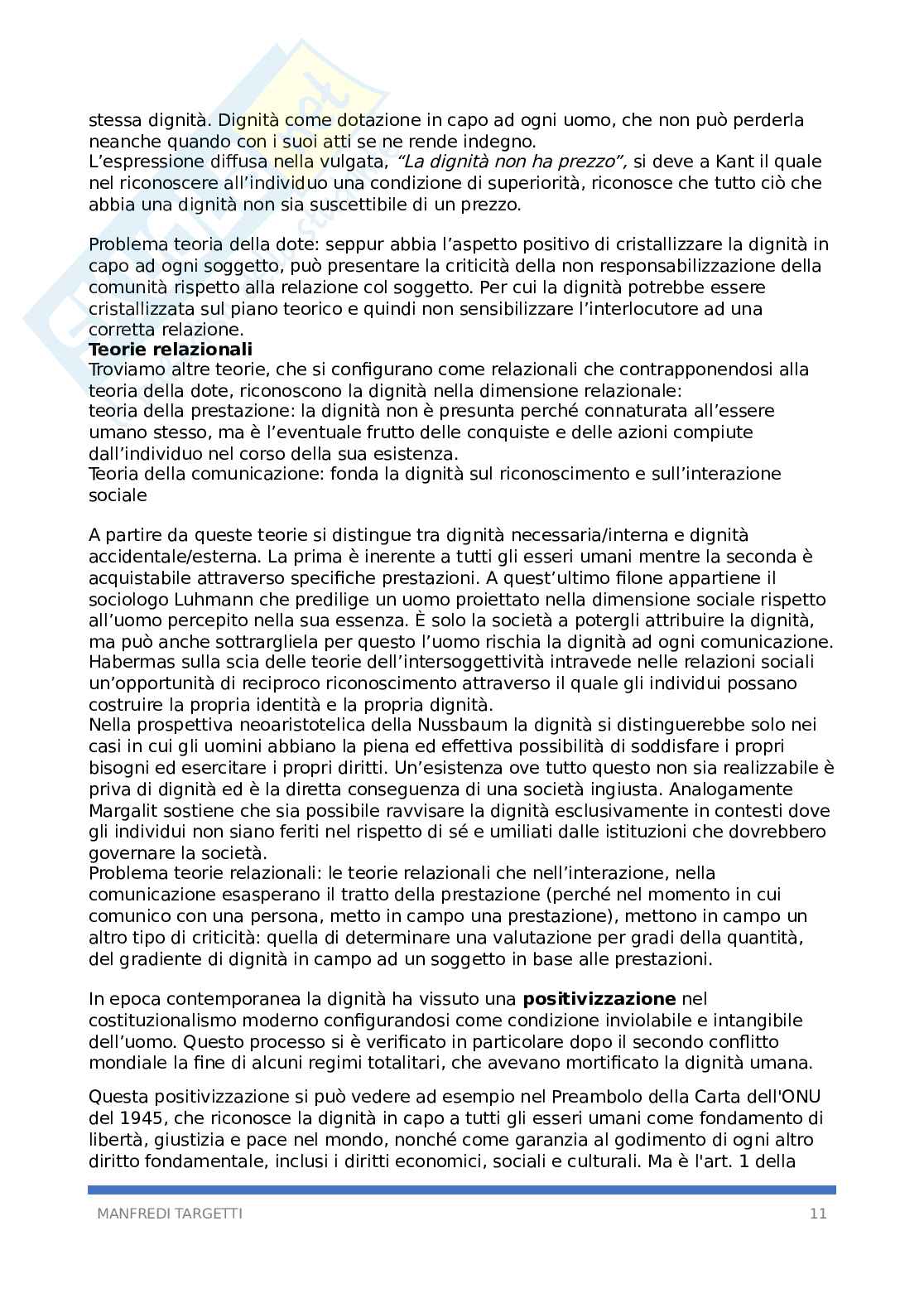 Riassunto esame Filosofia del diritto, Prof. Farano Alessia, libro consigliato Parole del diritto, Punzi Pag. 11