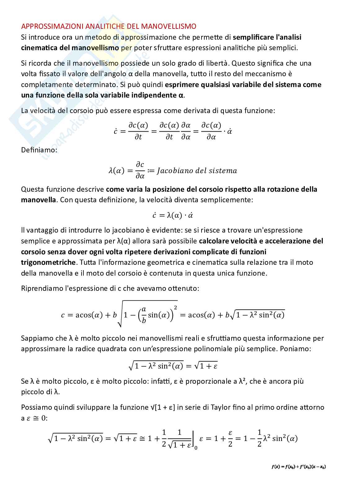 Fondamenti di meccanica teorica ed applicata (parte 5) - Sistemi di corpi rigidi e manovellismo ordinario centrato Pag. 26