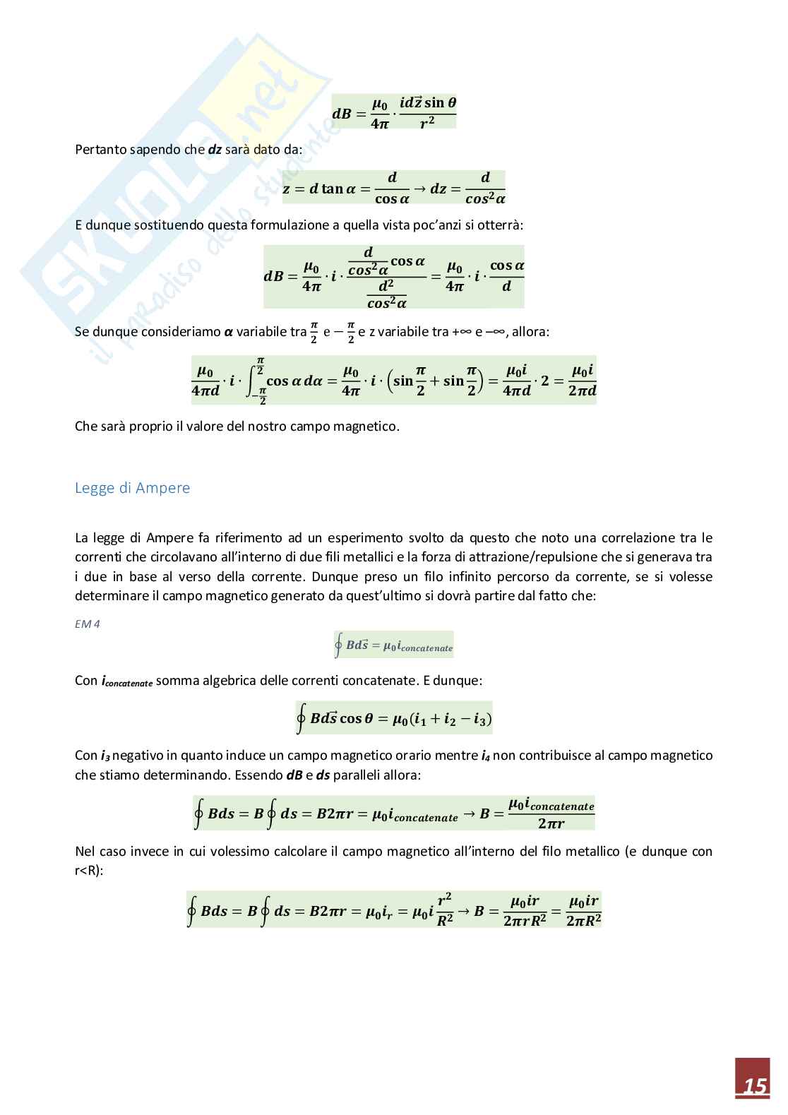 L'elettromagnetismo Pag. 16