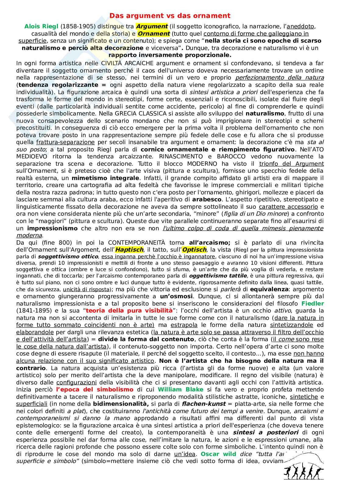 Storia dell'arte contemporanea - il pattern Pag. 1