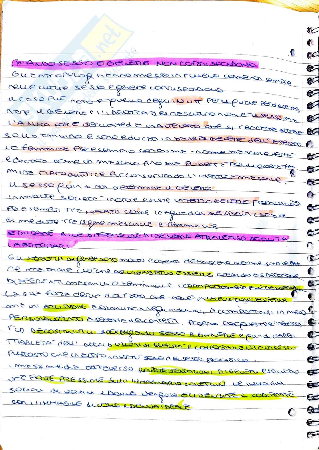 Educazione al genere: decostruire l'omofobia e gli Stereotipi sociali Pag. 1