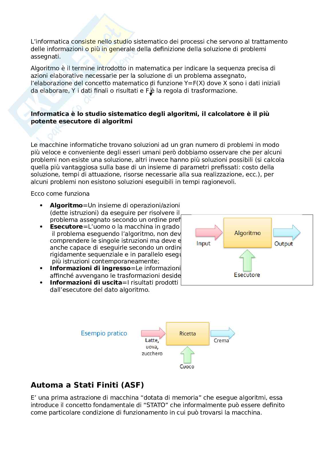 Esame Elementi di informatica Pag. 1