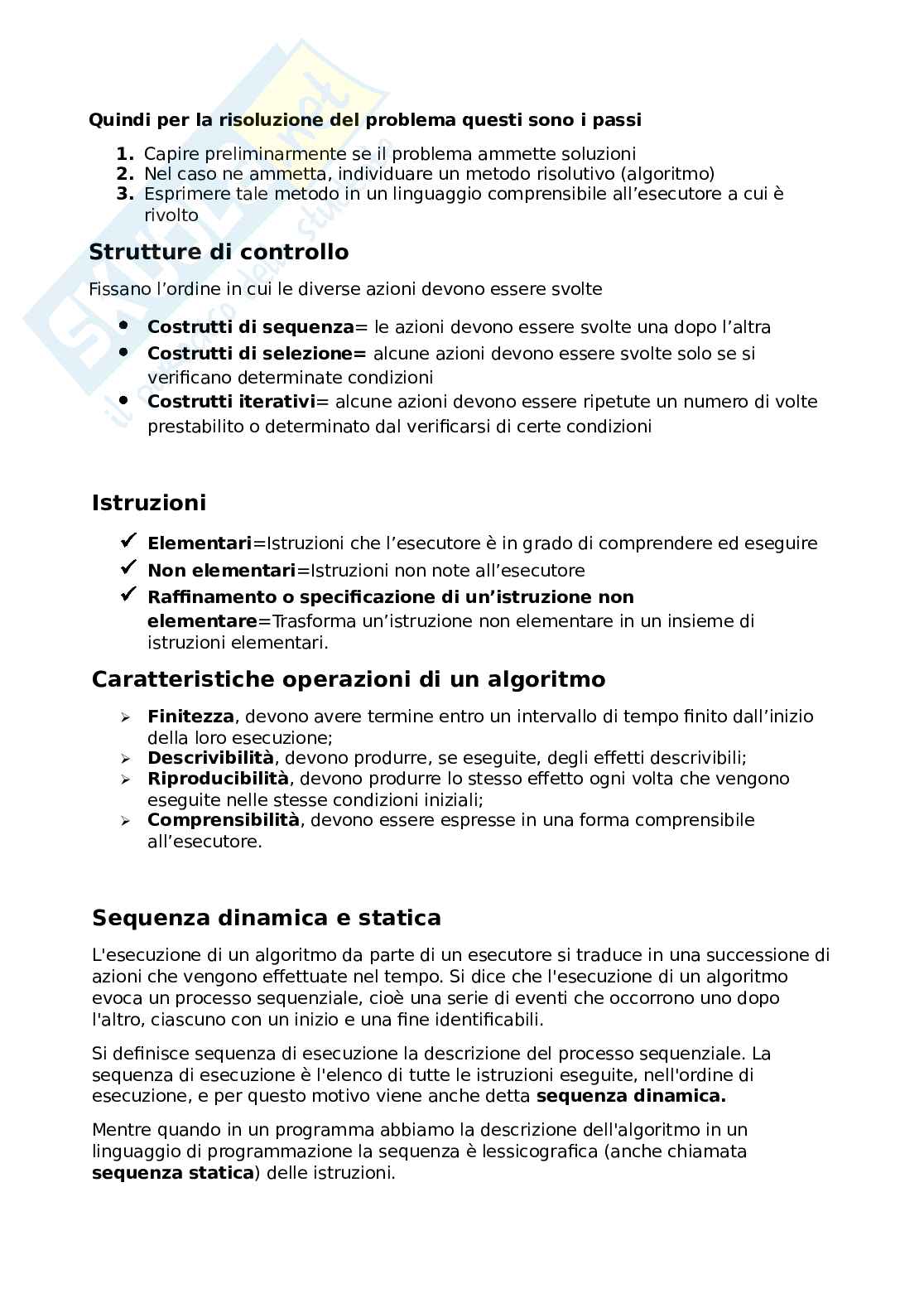 Esame Elementi di informatica Pag. 6