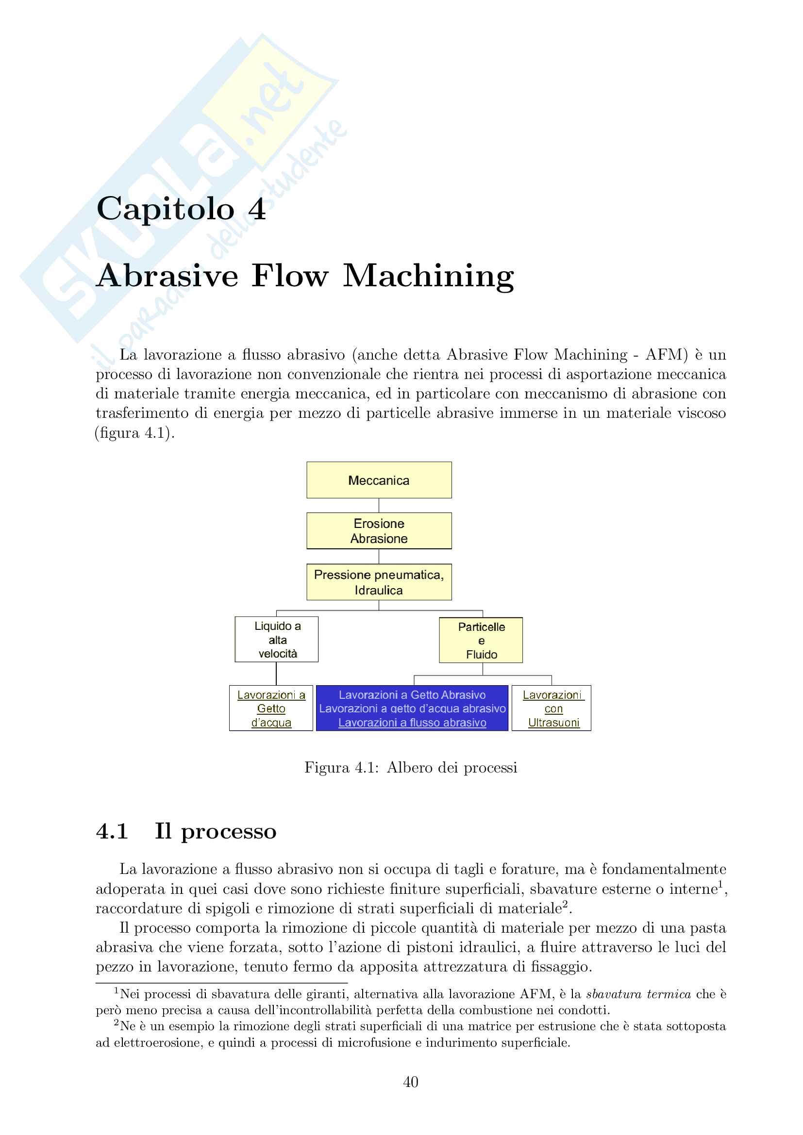 Appunti di Tecnologia Meccanica 2: Lavorazioni non convenzionali [TM2] Pag. 41