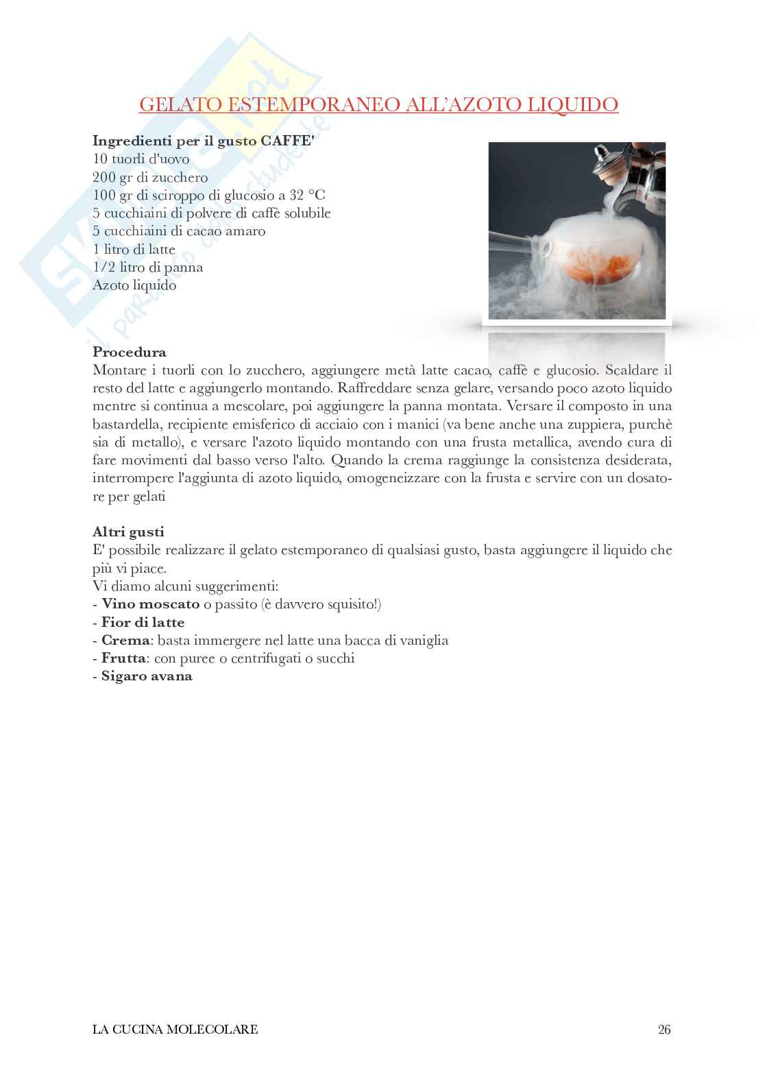 Cucina molecolare, tesina Pag. 26