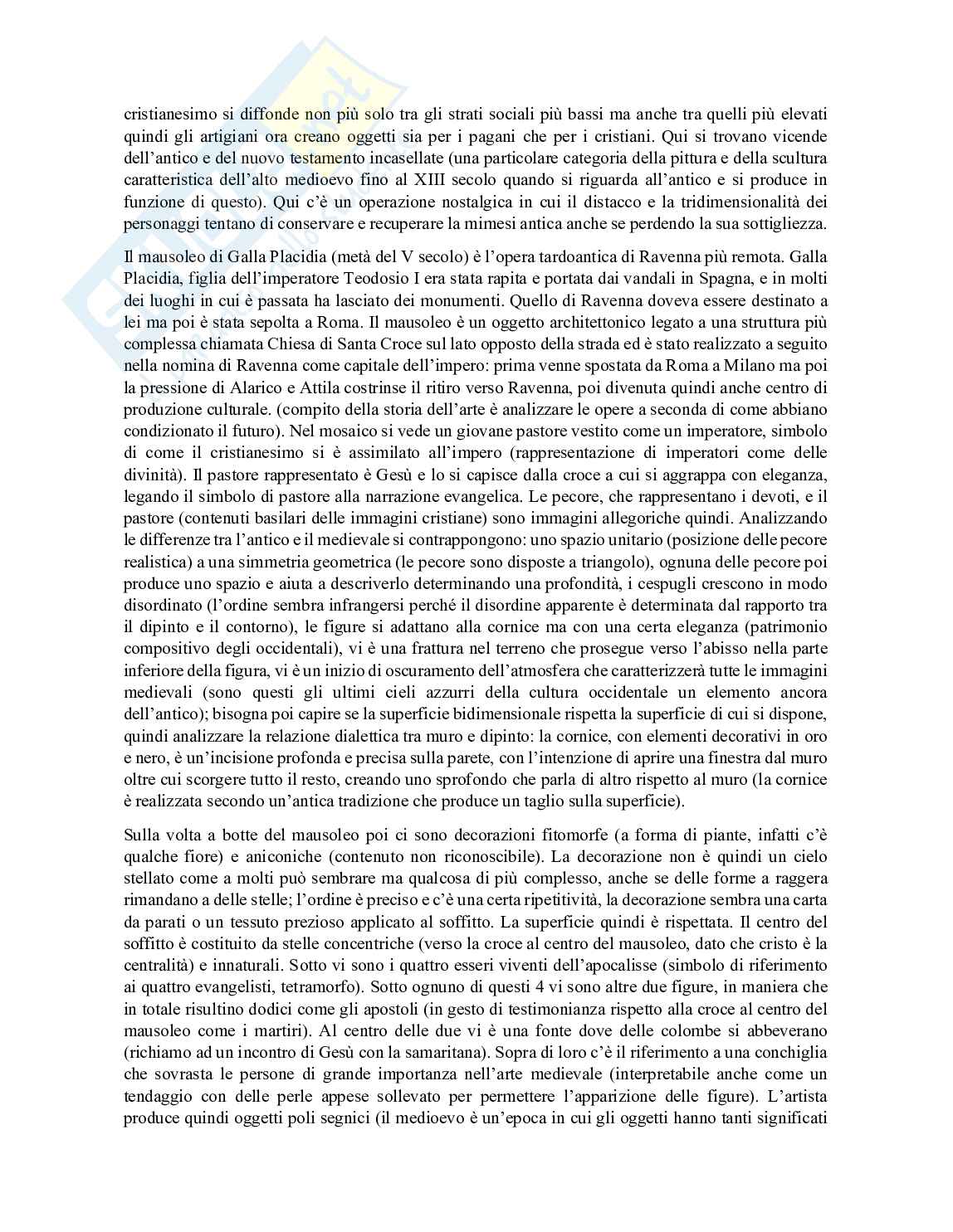 Riassunto esame Storia dell'arte medievale, Prof. Volpe Alessandro, libro consigliato Arte nel tempo, De Vecchi, Cerchiari Pag. 6