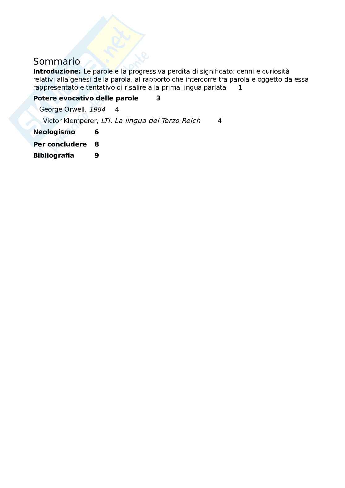 Non sono solo parole tesina Pag. 2