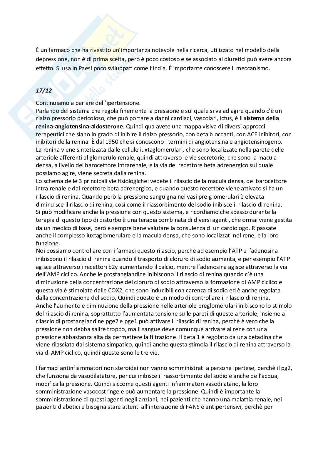 Esame di Farmacoterapia 1 - parte 6 Pag. 26