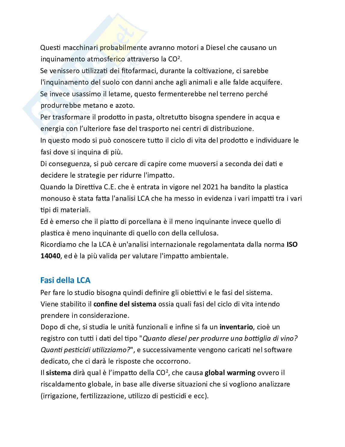 Risorse e ambiente - Parte 6 - Strumenti e criteri per la sostenibilità dei prodotti Pag. 2