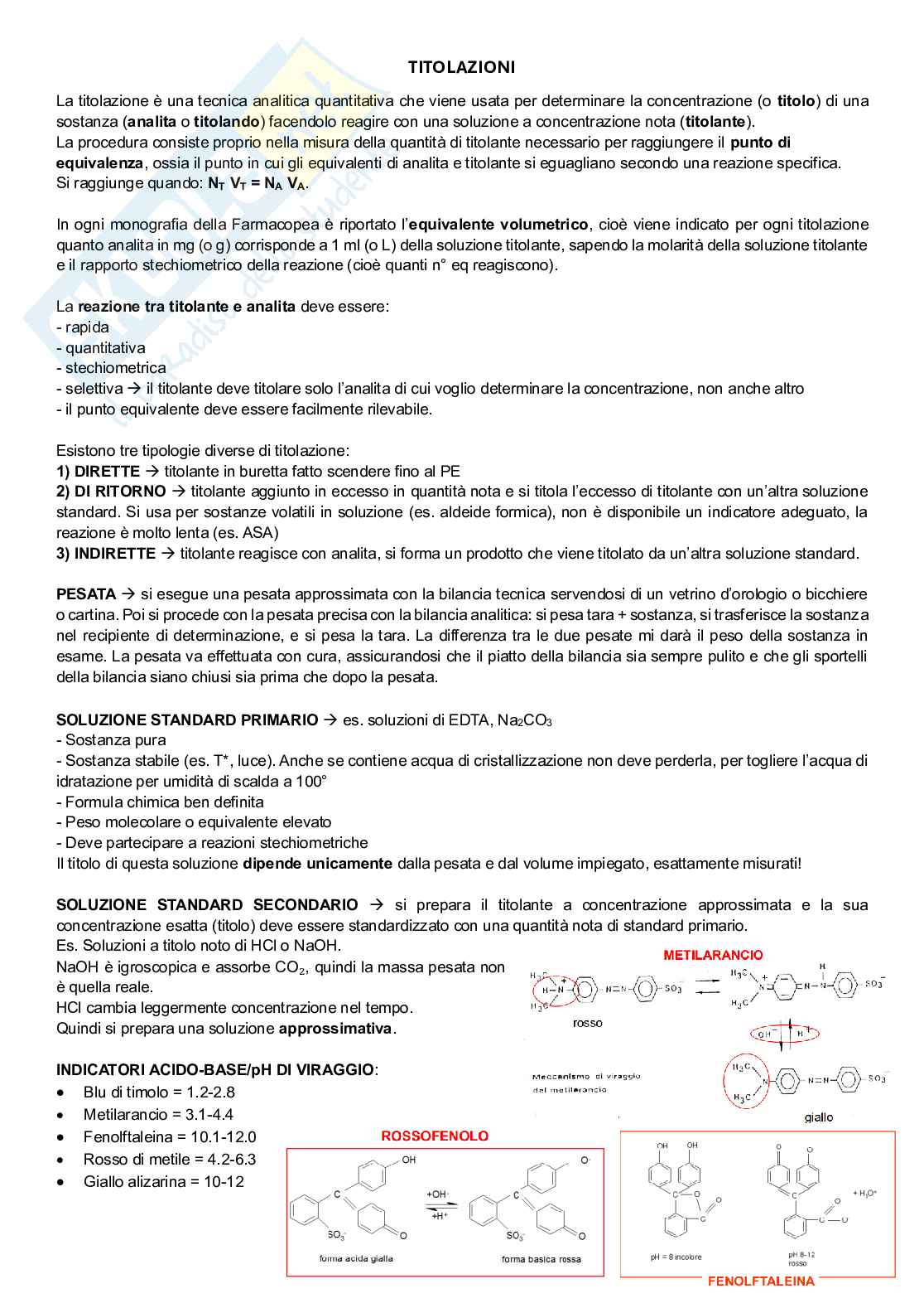 Titolazioni Pag. 1