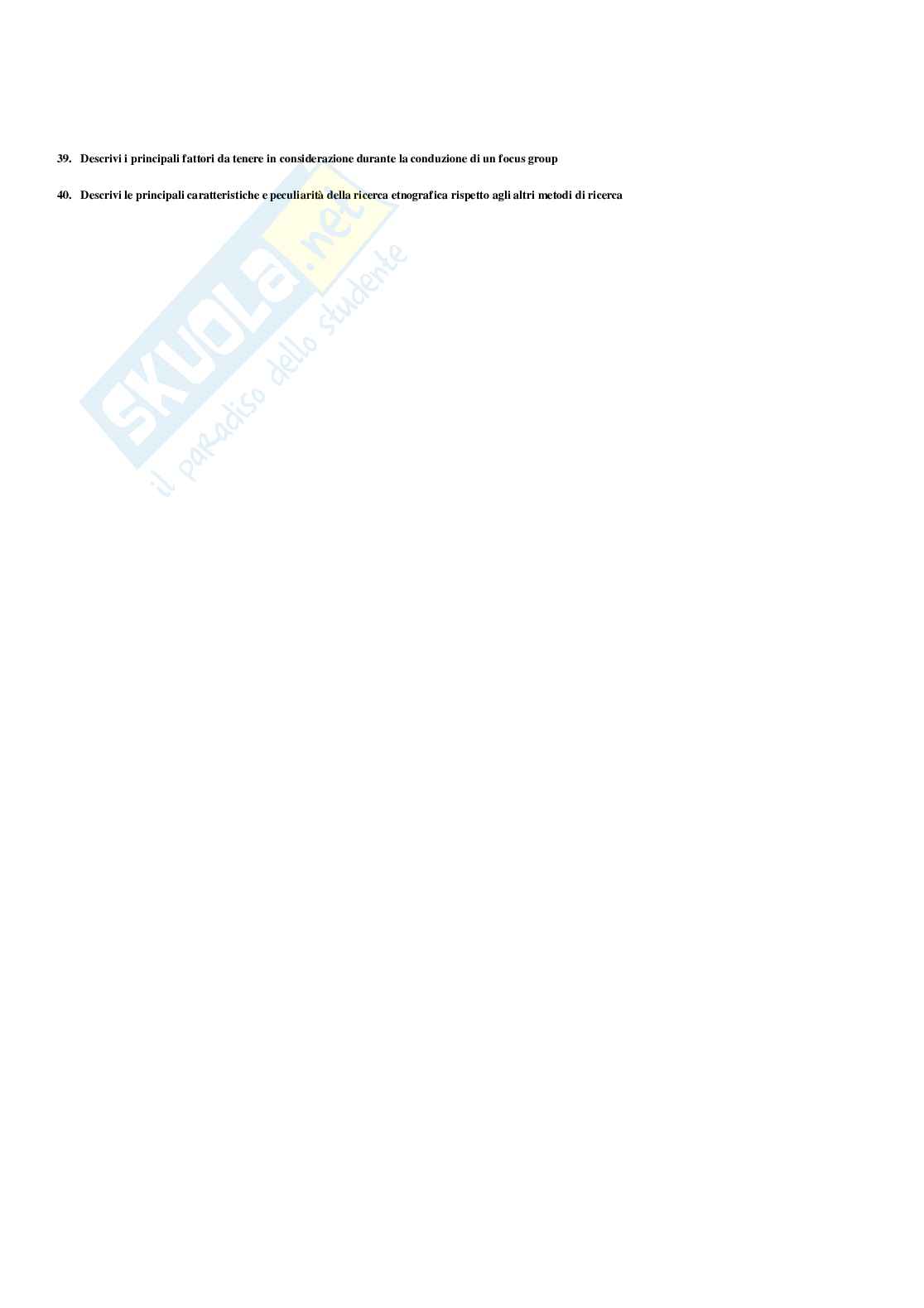 Paniere di Pedagogia sperimentale - Risposte multiple - aggiornato (2026) Pag. 46