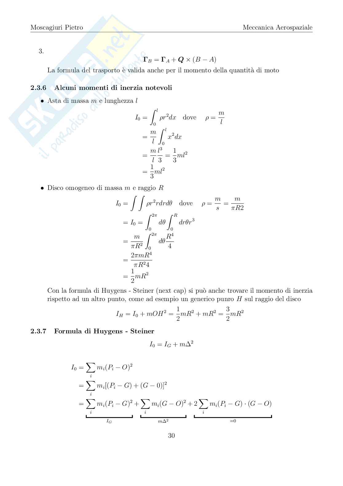 Appunti di Meccanica Aerospaziale Pag. 31
