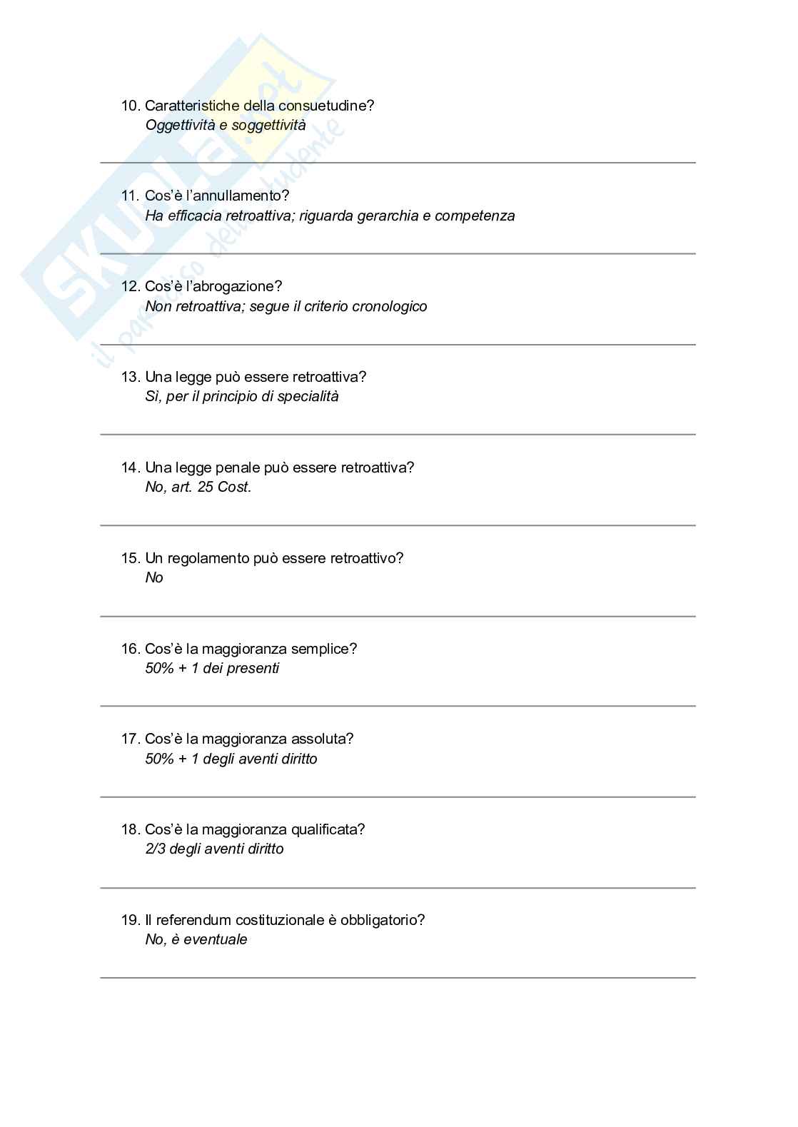 Domande esame Diritto pubblico Pag. 2