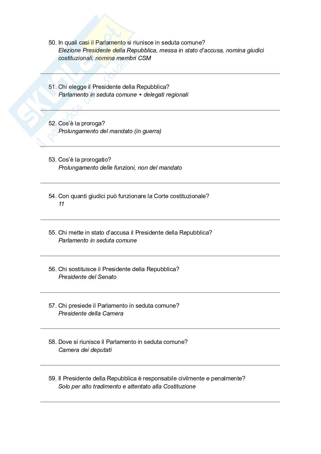 Domande esame Diritto pubblico Pag. 6