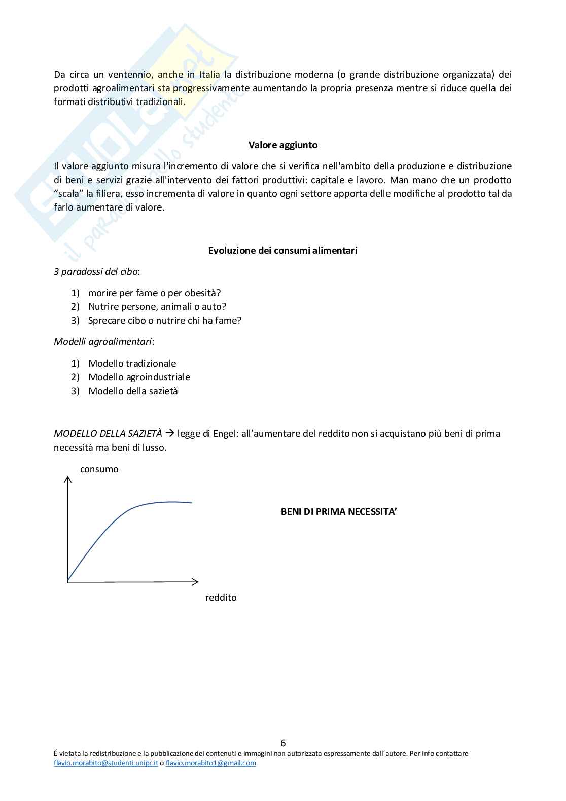 Appunti di Economia delle filiere agroalimentari Pag. 6