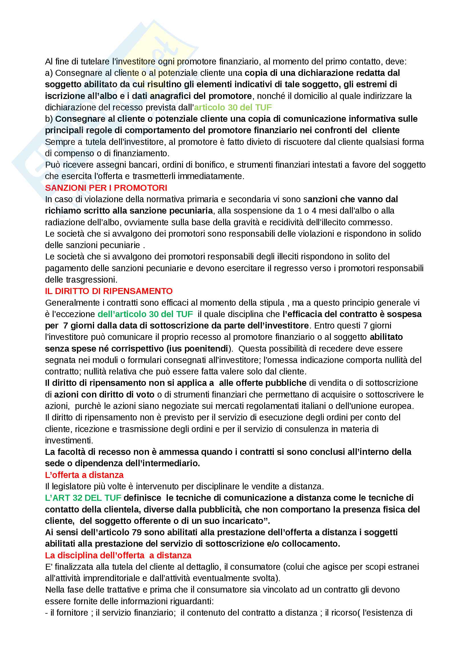 Diritto del Mercato Finanziario - 1a Parte Capaldo-SanMauro Pag. 21