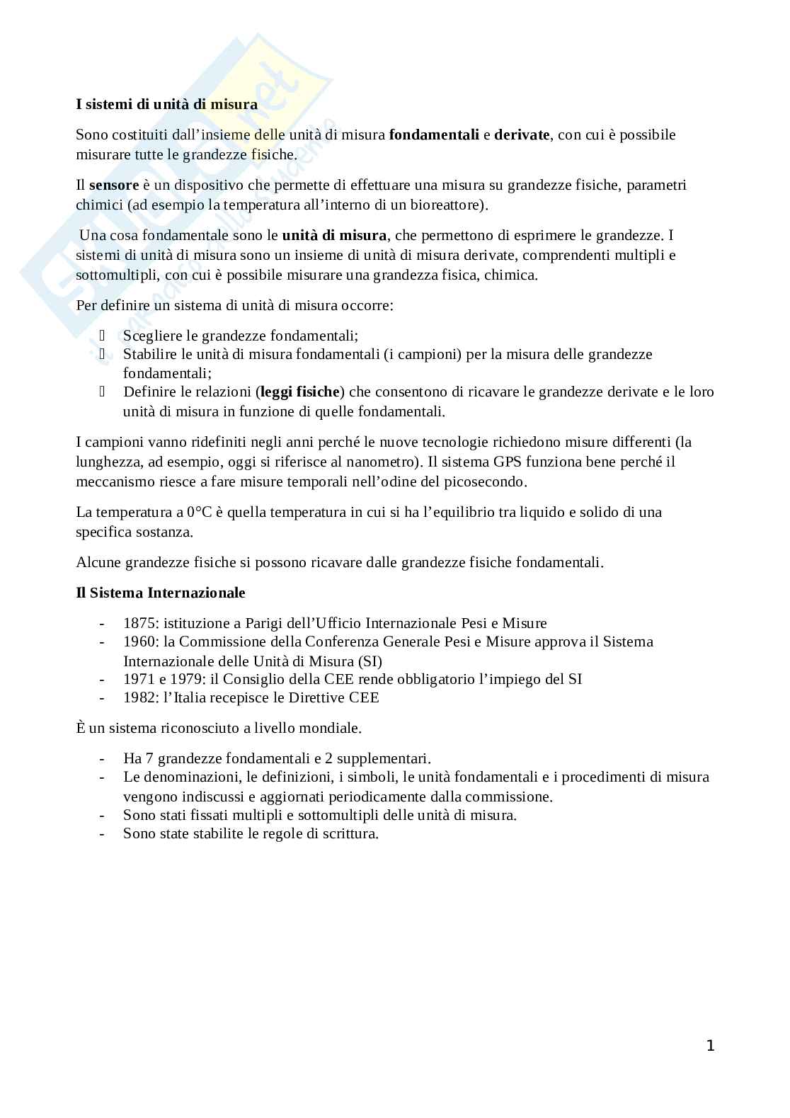 Appunti macchine e impianti per le biotecnologie Pag. 1