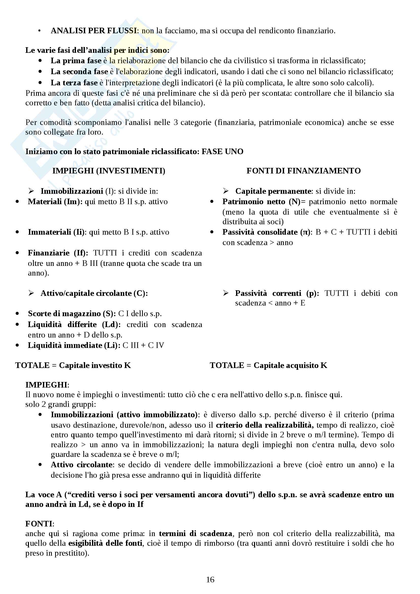 Riassunto esame di ragioneria aziendale Pag. 16