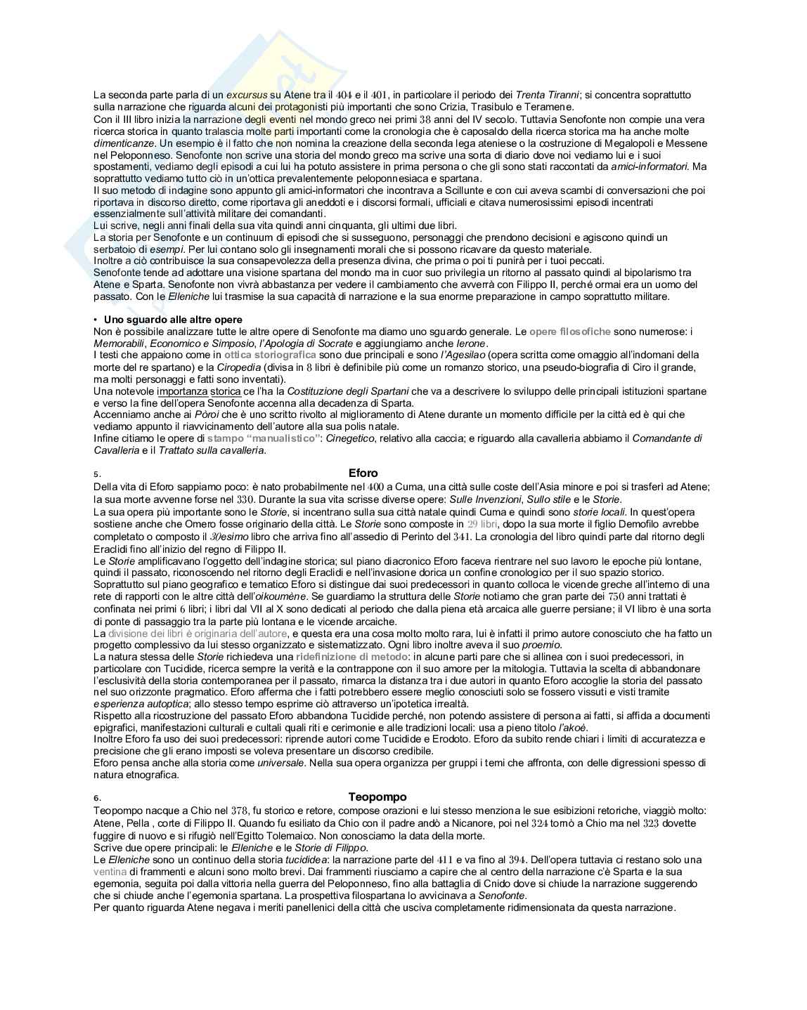 Introduzione alla storiografia greca  Pag. 6