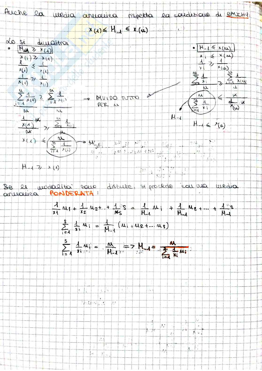 Appunti di Statistica Descrittiva (libro consigliato "Elementi di Statistica Descrittiva") Pag. 16