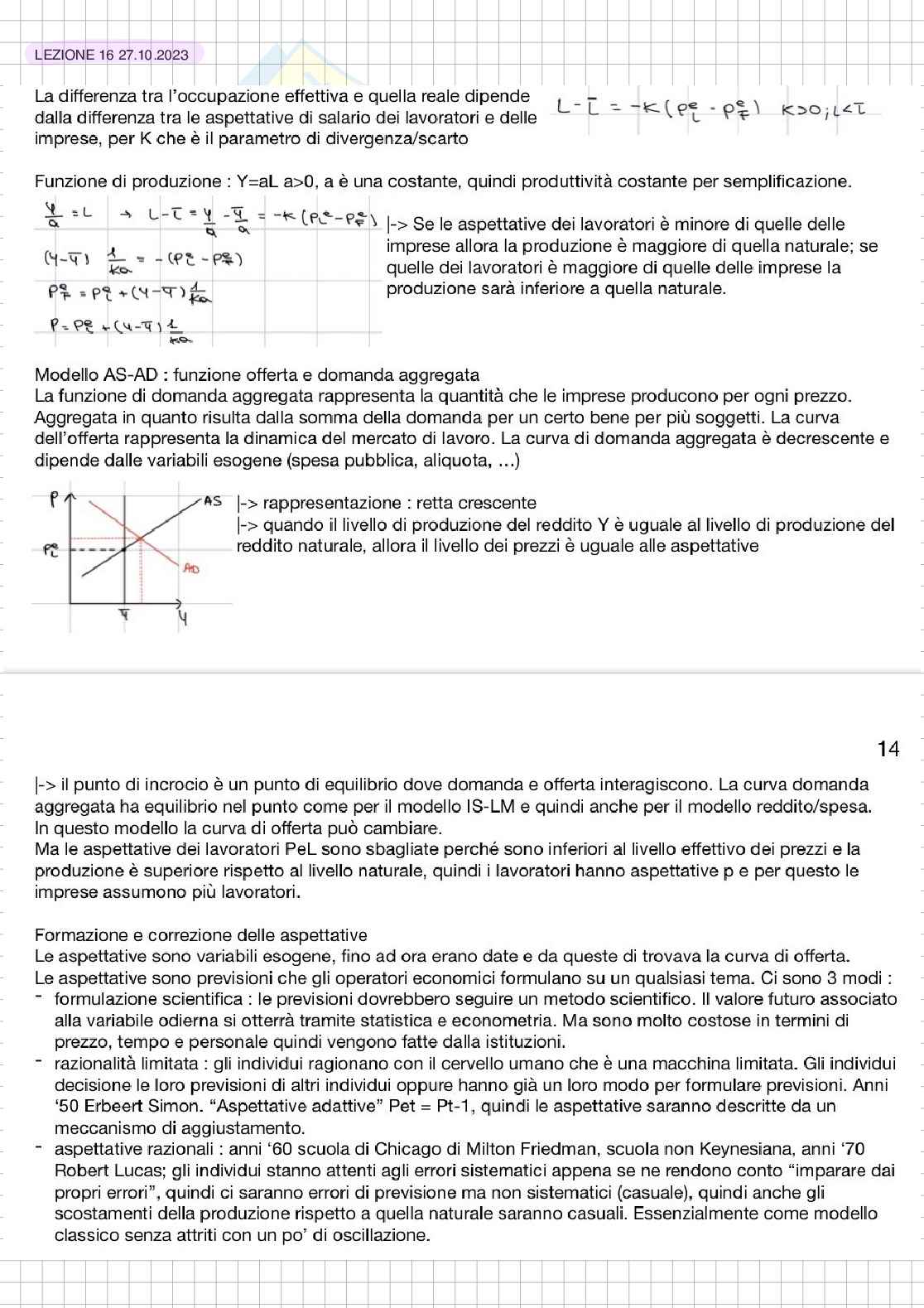 Riassunto esame Microeconomia , Prof. Vaglio Alessandro Giovanni, libro consigliato Macroeconomia , Alessandro Giovanni Vaglio  Pag. 21