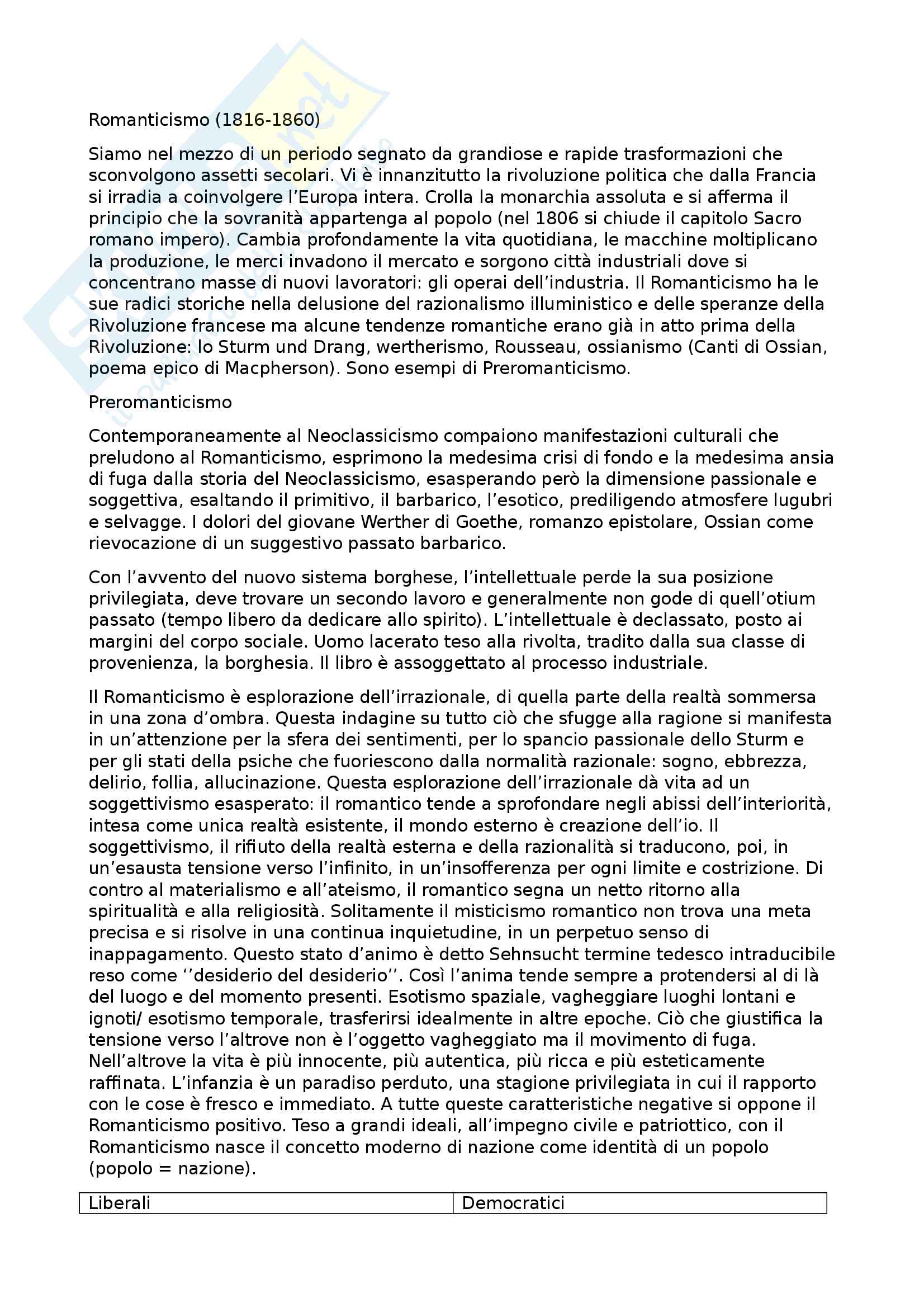 Riassunto esame letteratura italiana, prof. Battistini, libro consigliato Il piacere dei testi, Baldi (1, 2, 3, 4, 5) Pag. 16