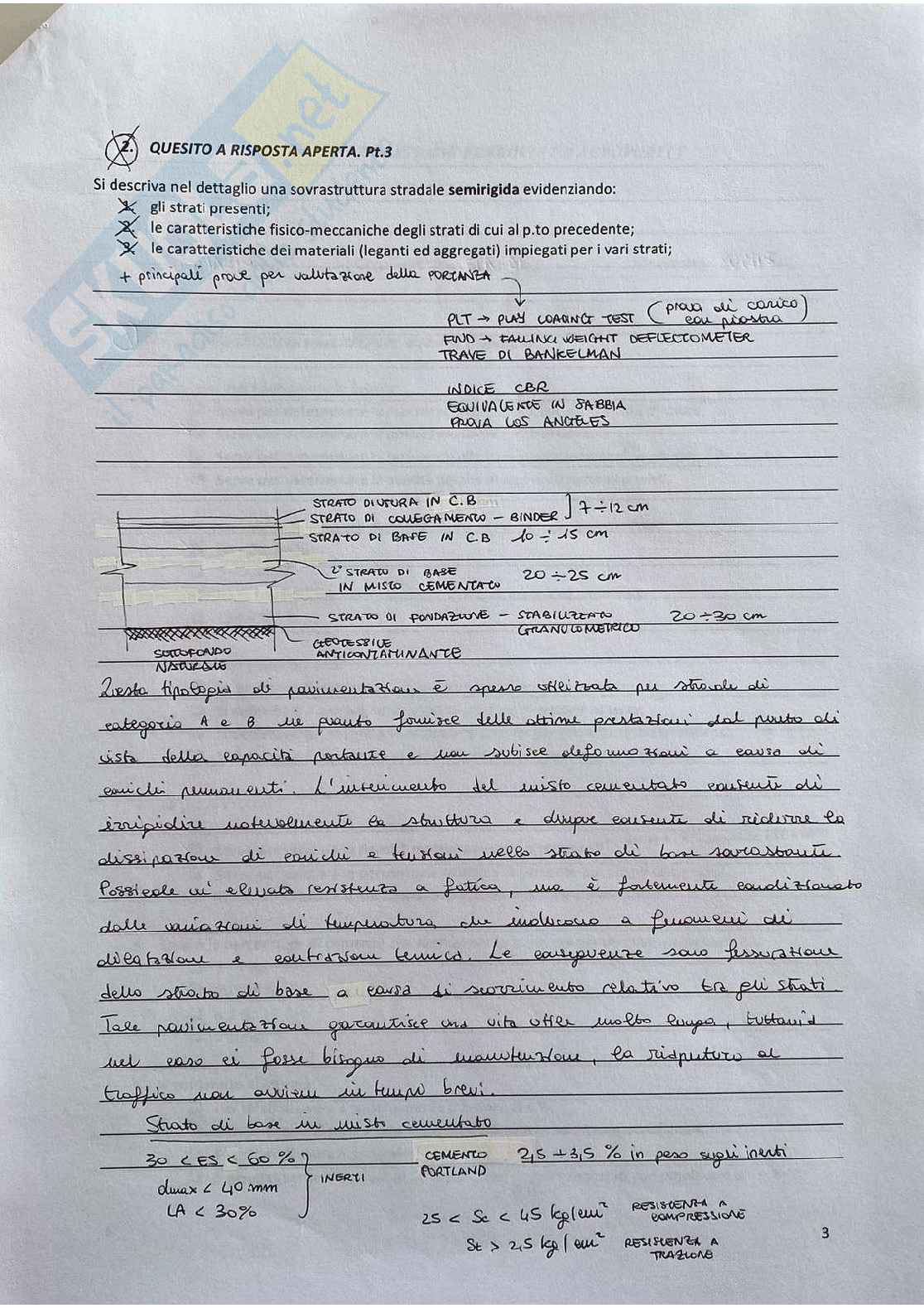 Costruzioni di strade - Prove d'esame - Parte 3 Pag. 16