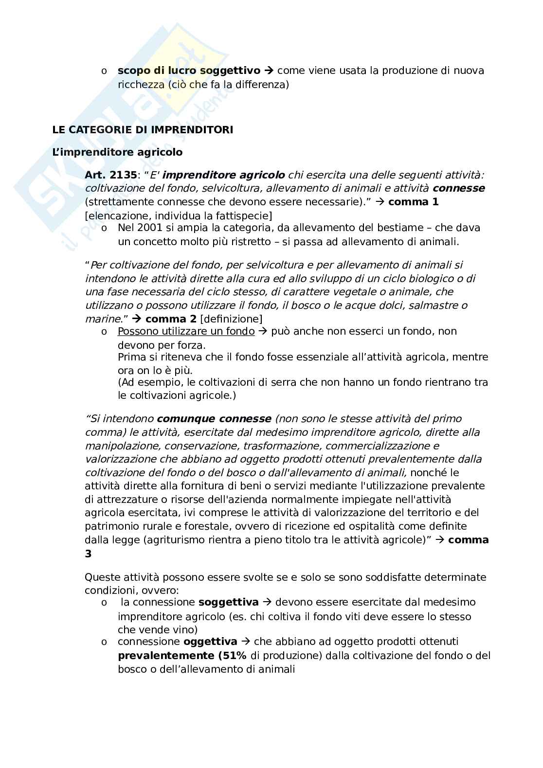 Appunti di Diritto commerciale  Pag. 2