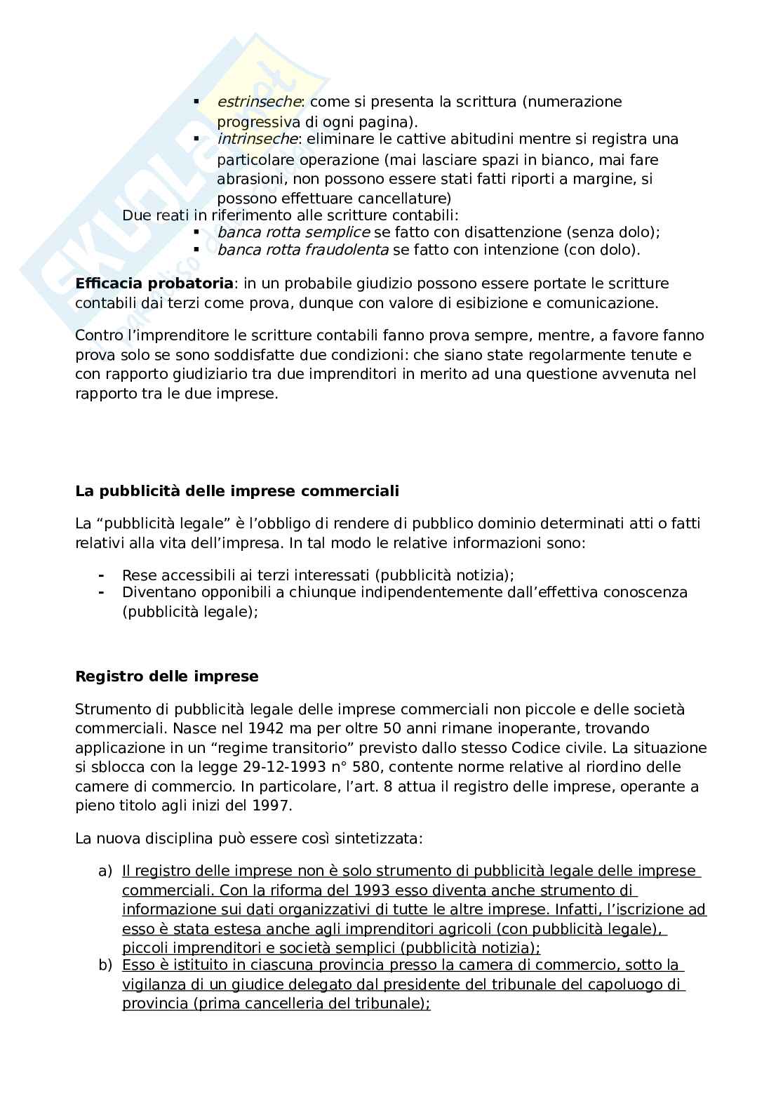 Appunti di Diritto commerciale  Pag. 6