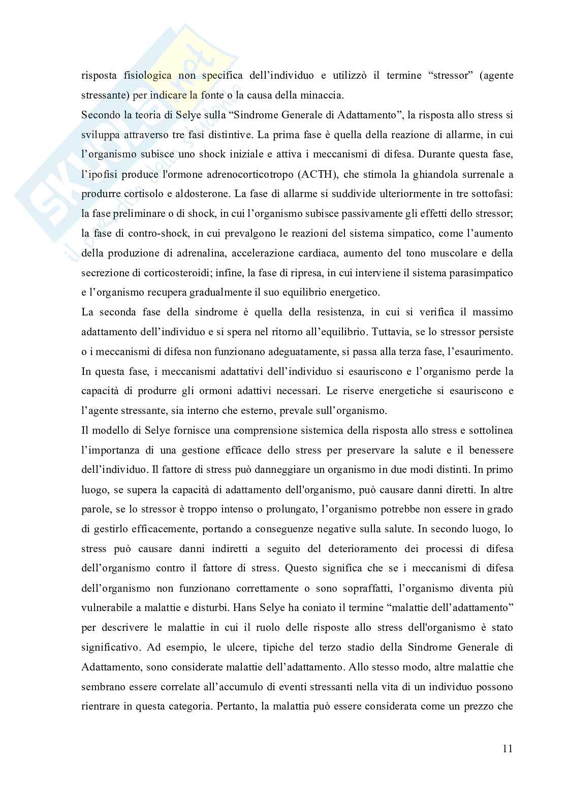 Protocolli Mindfulness per la riduzione dello Stress lavoro-correlato Pag. 11
