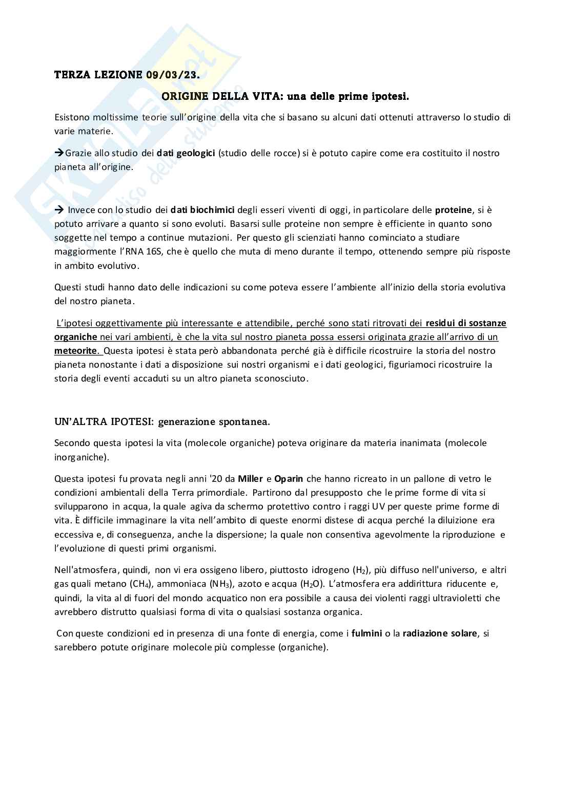 Appunti per esame di Botanica Pag. 1