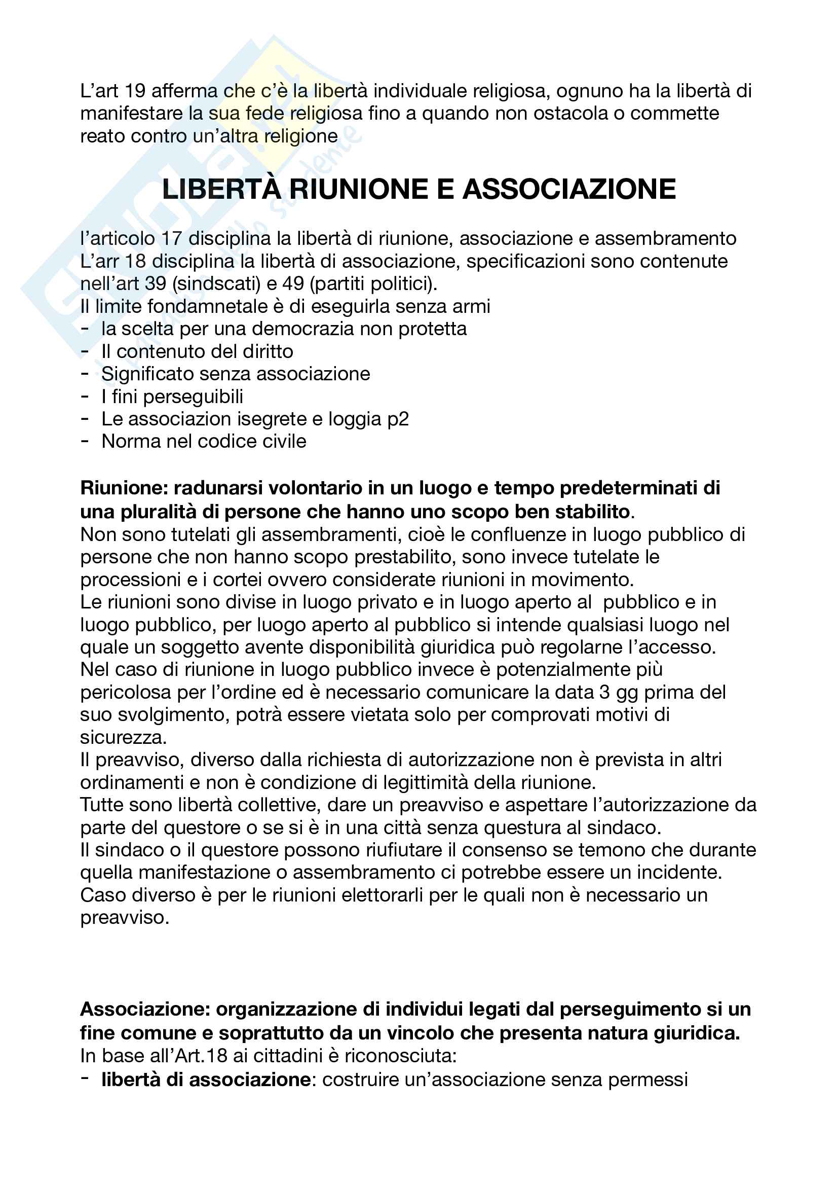 Diritto costituzionale Pag. 36