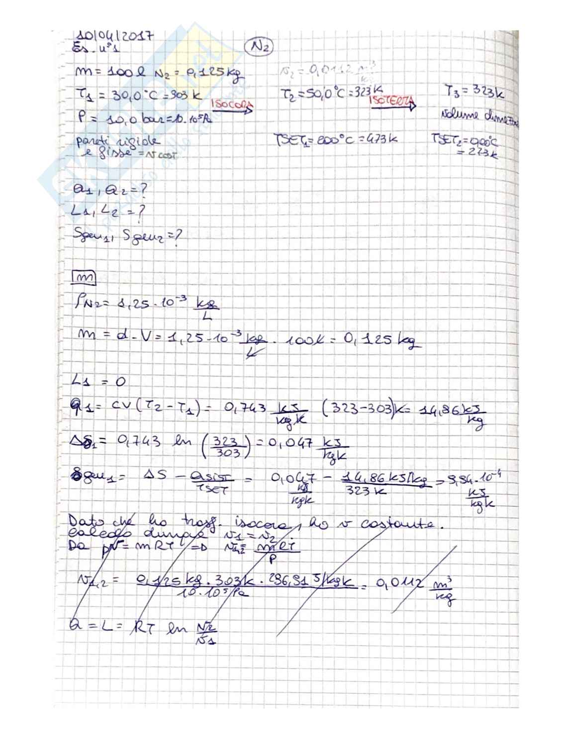 Esercizi svolti fisica tecnica Pag. 6