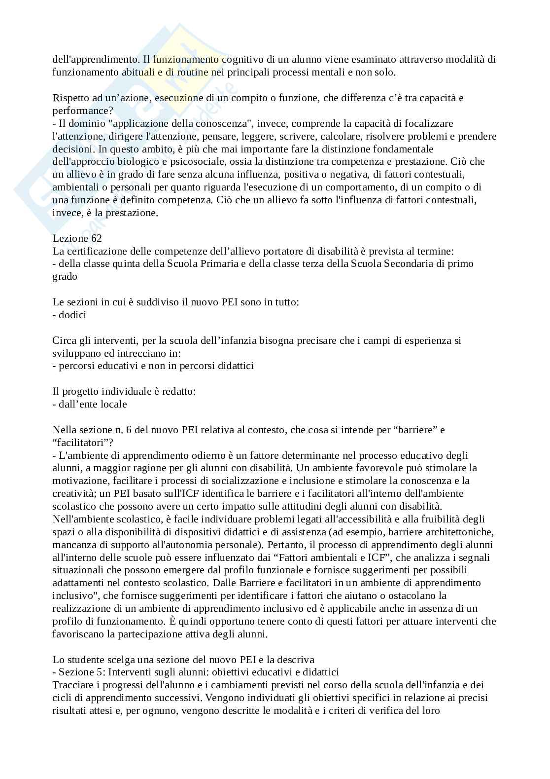Paniere completo Didattica e pedagogia speciale Pag. 41